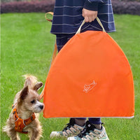 HKM-7760317 Portable Outdoor Pet Tent with Breathable Design and Cushion, Orange, Small Size