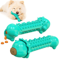 HKM-7762109 Molar Stick Dog Toothbrush Toy - Durable TPR Bite Toy for Pets - Available in Blue, Yellow, and Green
