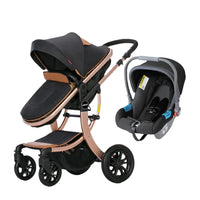 HKM-776211 3-in-1 Convertible Baby Stroller with 360-Degree Rotate Function for Newborns