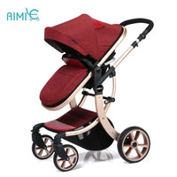 HKM-776211 3-in-1 Convertible Baby Stroller with 360-Degree Rotate Function for Newborns