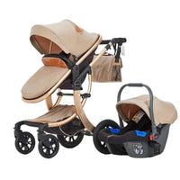 HKM-776211 3-in-1 Convertible Baby Stroller with 360-Degree Rotate Function for Newborns