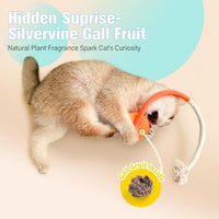 HKM-7762749 Dental Sisal Rope Cat Chew Toy with Silvervine and Catnip for Indoor Cats