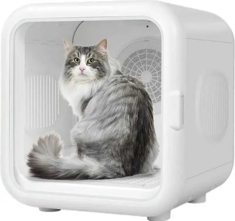 HKM-776275 Automatic Pet Dryer Box with Temperature Control for Cats and Dogs, Ultra Quiet Design, Timer Function, Eco-Friendly Materials