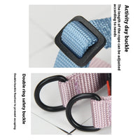HKM-7763901 Adjustable Nylon Dog Harness with Holding Rope - Multiple Color Options