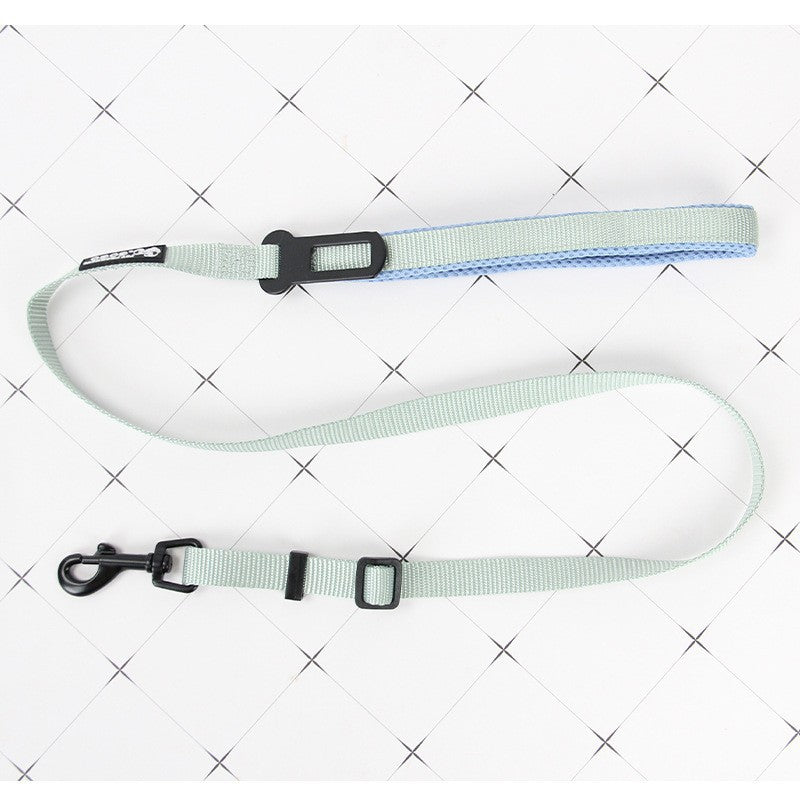 HKM-7763901 Adjustable Nylon Dog Harness with Holding Rope - Multiple Color Options