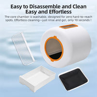 HKM-776467 Smart Automatic Cat Litter Box with Self-Cleaning Function and 64L Capacity