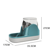 HKM-7765053 Automatic Cat Water Fountain and Dog Food Dispenser with Large Capacity for Convenient Feeding