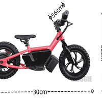 HKM-776595 Electric Mini Balance Bike for Kids, 250W, 36V, 16-inch, Lightweight Aluminum Frame, Disc Brake, Max Speed 22km/h