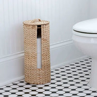 HKM-776595 Elegant Water Hyacinth 3-Piece Bathroom Accessory Set for Home Decor