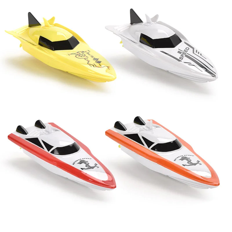 HKM-776595 High-Speed Electric RC Speedboat Toy with 2.4GHz Remote Control, Water Induction Start, Outdoor Fun