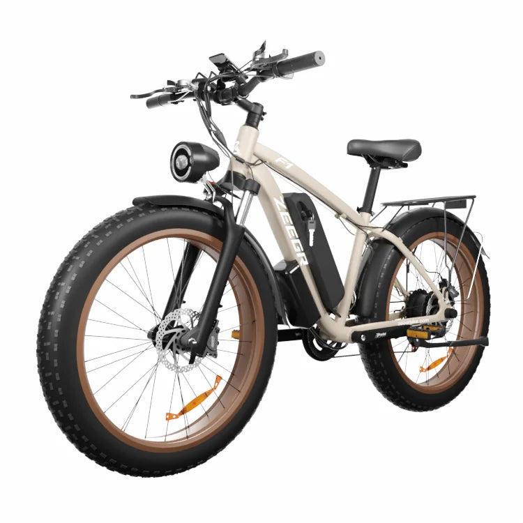 HKM-776723 Electric Mountain Bike with 1000W Motor, 48V 16Ah Battery, 7-Speed Gears, and Hydraulic Disc Brakes - 26 Inch Fat Tire E-Bike for Adults