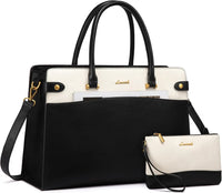 HKM-776723 Waterproof Ladies Tote Bag for 15.6-17in Laptops - Stylish Work Briefcase for Women