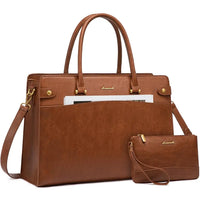 HKM-776723 Waterproof Ladies Tote Bag for 15.6-17in Laptops - Stylish Work Briefcase for Women