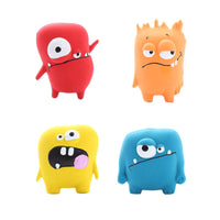 HKM-7767613 Vocalization Bite Molar Dog Toy in Assorted Monster Designs - Durable Latex for Chewing Fun