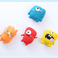 HKM-7767613 Vocalization Bite Molar Dog Toy in Assorted Monster Designs - Durable Latex for Chewing Fun