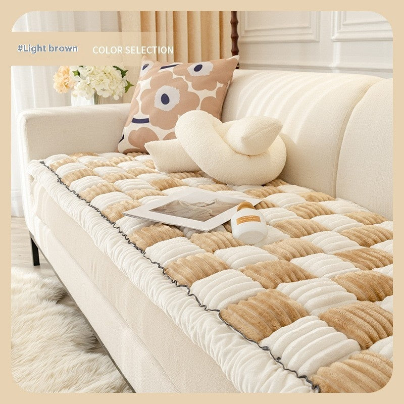 HKM-7767869 Cozy Chessboard Pattern Pet Pad for Autumn and Winter - Available in Multiple Sizes