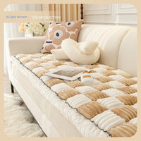 HKM-7767869 Cozy Chessboard Pattern Pet Pad for Autumn and Winter - Available in Multiple Sizes