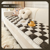 HKM-7767869 Cozy Chessboard Pattern Pet Pad for Autumn and Winter - Available in Multiple Sizes