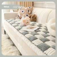 HKM-7767869 Cozy Chessboard Pattern Pet Pad for Autumn and Winter - Available in Multiple Sizes