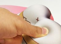 HKM-776851 Cartoon Dog Print Mouse Pad with Silicone Wrist Support for Comfort