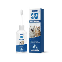 HKM-7768893 Gentle Pet Ear Cleaner with Sodium Hyaluronate and Peppermint Extract, 1 Pack