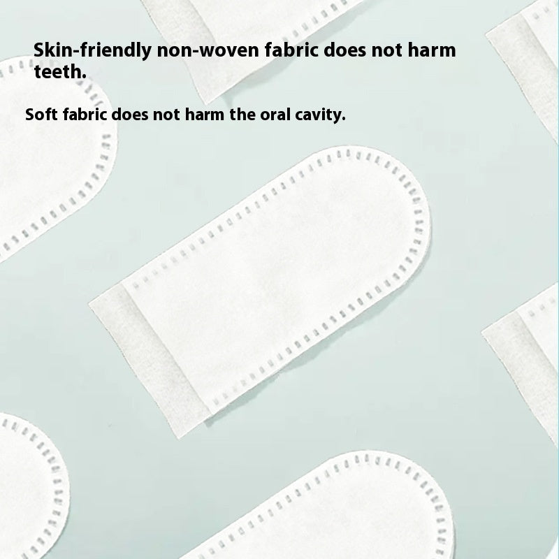 HKM-7769661 Pet Dental Finger Cots for Cats and Dogs - 50 Pack, Non-Woven Fabric Oral Care Solution
