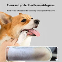 HKM-7769661 Pet Dental Finger Cots for Cats and Dogs - 50 Pack, Non-Woven Fabric Oral Care Solution