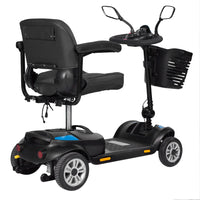 HKM-777043 Electric Mobility Scooter with Four Wheels, Seat, and Basket - 18KM Range, 10km/h Speed