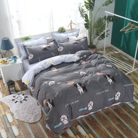 HKM-777171 Aloe Cotton 4-Piece Bed Sheet Set in Soft Polyester Fabric