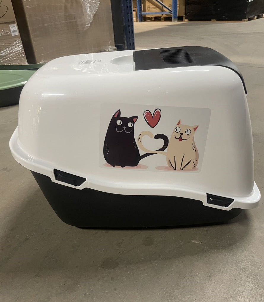 HKM-7772477 Cat Toilet – Innovative Litter Box for Easy Clean-Up and Odor Control