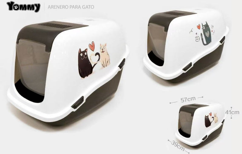 HKM-7772477 Cat Toilet – Innovative Litter Box for Easy Clean-Up and Odor Control