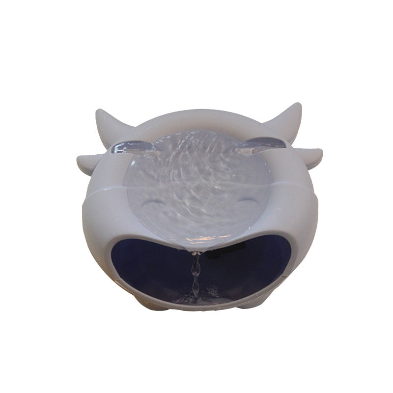 HKM-7772861 Pet Water Fountain with Oxygen Circulation - Blue and Pink, Plastic Design