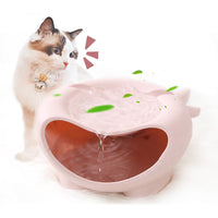 HKM-7772861 Pet Water Fountain with Oxygen Circulation - Blue and Pink, Plastic Design