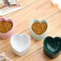 HKM-7772989 Ceramic Pet Bowl with Inclined Design for Healthier Feeding, Dishwasher & Microwave Safe