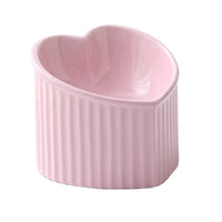 HKM-7772989 Ceramic Pet Bowl with Inclined Design for Healthier Feeding, Dishwasher & Microwave Safe