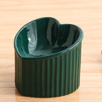 HKM-7772989 Ceramic Pet Bowl with Inclined Design for Healthier Feeding, Dishwasher & Microwave Safe