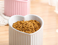 HKM-7772989 Ceramic Pet Bowl with Inclined Design for Healthier Feeding, Dishwasher & Microwave Safe