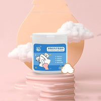 HKM-7773245 Pet Cleaning Essentials: Thickened Dental Finger Cots & Ear Wipes Set, 50 Pieces Each