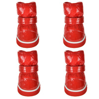 HKM-7773629 Waterproof Cotton Dog Boots for Winter - Non-Slip, Warm, and Wear-Resistant Footwear
