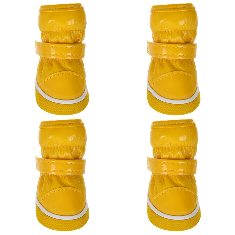 HKM-7773629 Waterproof Cotton Dog Boots for Winter - Non-Slip, Warm, and Wear-Resistant Footwear
