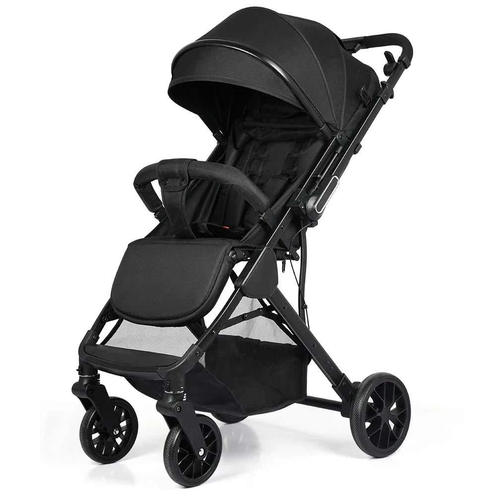 HKM-777363 Lightweight Foldable 3-in-1 Luxury Baby Stroller Pushchair for Infant Carriage