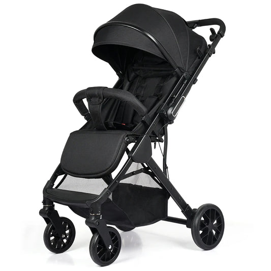 HKM-777363 Lightweight Foldable 3-in-1 Luxury Baby Stroller Pushchair for Infant Carriage