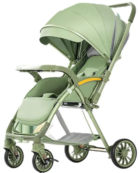 HKM-7773907 Lightweight Folding Baby Stroller with Front Suspension and a Mesh Venting Canopy for Newborns and Toddlers