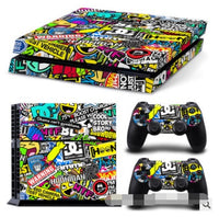 HKM-777491 PS4 Console Skin Sticker - Durable and Stylish Protective Film