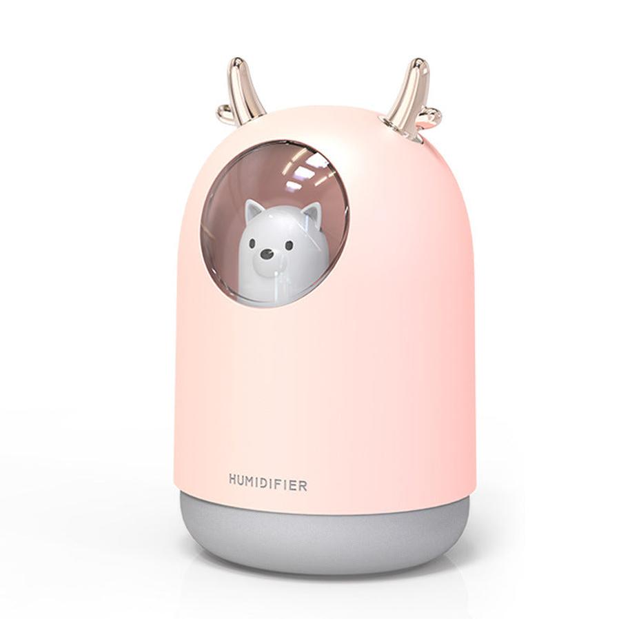 HKM-777619 Portable Aromatherapy Air Purifier with 300ML Water Tank and Adjustable Spray Modes