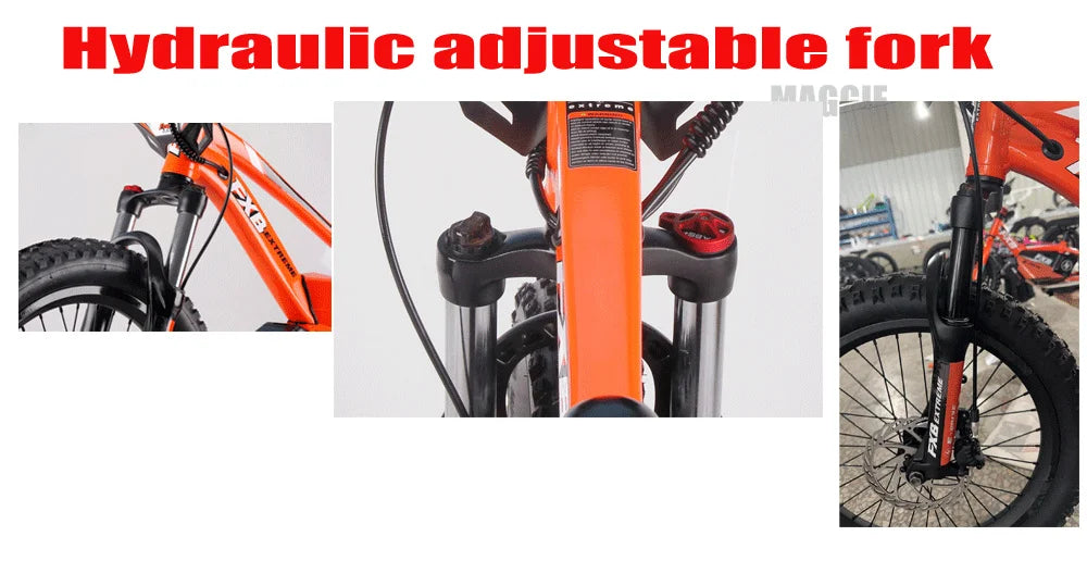 HKM-777747 20 Inch Folding Electric Bike with 800W Rear Hub Motor, 36V 5.0AH Lithium Battery, 3 Speed Gears, Aluminum Alloy Frame