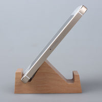 HKM-777875 Beech Wood Lazy Phone Holder – Custom Lettering Mobile Stand with Unique Animal Designs