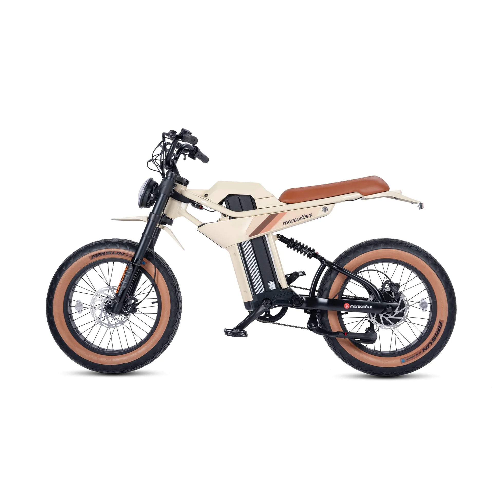 HKM-777875 Electric Hybrid Bike with Double Suspension, Torque Sensor, 48V 20Ah Battery, 28 Mph Max Speed, 20 Inch Wheels