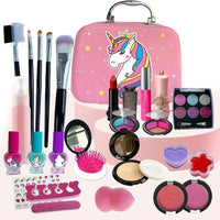 HKM-778003 Kids Unicorn Makeup Set | Educational Role Play Cosmetic Toy for Ages 2-13