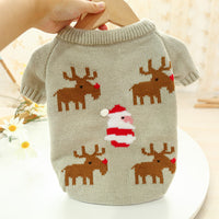 HKM-7780541 Fashion Printed Acrylic Dog Sweater for All Seasons - Warm and Stylish Pet Clothing